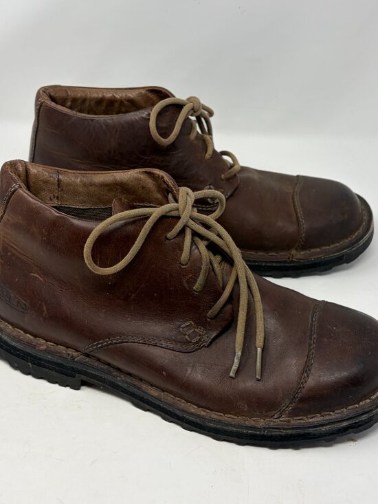 Keen men\'s brown chukka boots US 9 ankle leather lace up main image 10
